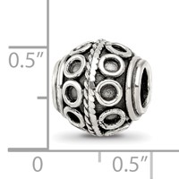 Sterling Silver Reflections Decorative Bali Bead view 4