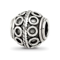 Sterling Silver Reflections Decorative Bali Bead view 1