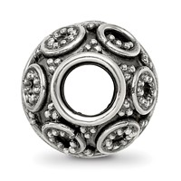 Sterling Silver Reflections Decorative Bali Bead view 2