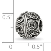 Sterling Silver Reflections Decorative Bali Bead view 4