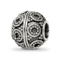 Sterling Silver Reflections Decorative Bali Bead view 1