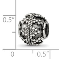 Sterling Silver Reflections Decorative Bali Bead view 4