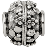 Sterling Silver Reflections Decorative Bali Bead view 3