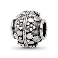 Sterling Silver Reflections Decorative Bali Bead view 1