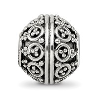 Sterling Silver Reflections Decorative Bali Bead view 5