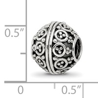 Sterling Silver Reflections Decorative Bali Bead view 4