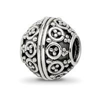 Sterling Silver Reflections Decorative Bali Bead view 1