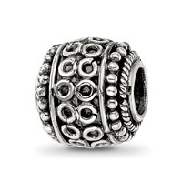 Sterling Silver Reflections Decorative Bali Bead view 1