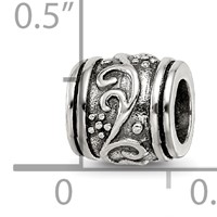 Sterling Silver Reflections Floral Bead view 4