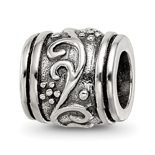 Sterling Silver Reflections Floral Bead