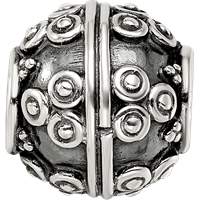 Sterling Silver Reflections Decorative Bali Bead view 3