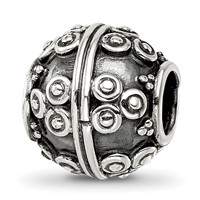 Sterling Silver Reflections Decorative Bali Bead view 1