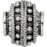 Sterling Silver Reflections Decorative Bali Bead view 3