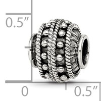 Sterling Silver Reflections Decorative Bali Bead view 4