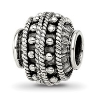 Sterling Silver Reflections Decorative Bali Bead view 1