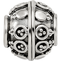 Sterling Silver Reflections Decorative Bali Bead view 3
