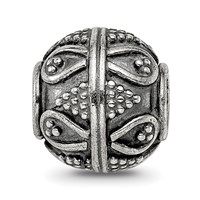 Sterling Silver Reflections Decorative Bali Bead view 5
