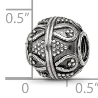 Sterling Silver Reflections Decorative Bali Bead view 4
