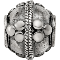 Sterling Silver Reflections Decorative Bali Bead view 3