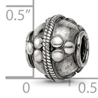 Sterling Silver Reflections Decorative Bali Bead view 4