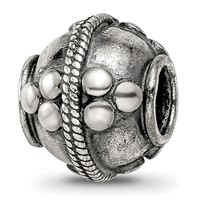 Sterling Silver Reflections Decorative Bali Bead view 1