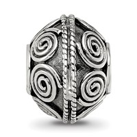 Sterling Silver Reflections Decorative Bali Bead view 5
