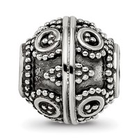Sterling Silver Reflections Decorative Bali Bead view 5