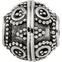 Sterling Silver Reflections Decorative Bali Bead view 3