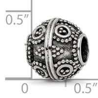 Sterling Silver Reflections Decorative Bali Bead view 4