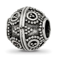 Sterling Silver Reflections Decorative Bali Bead view 1