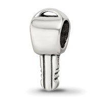 Sterling Silver Reflections Key Bead view 1