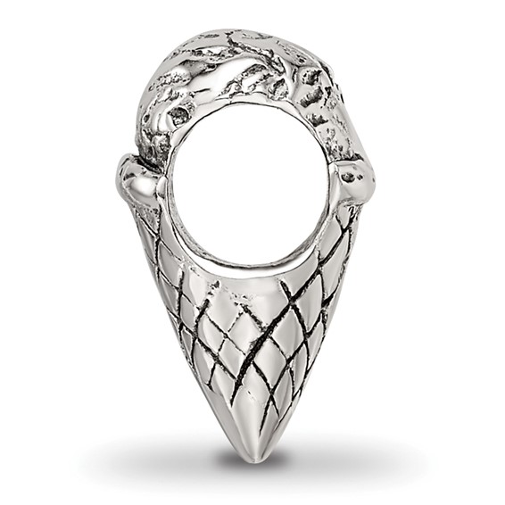 Sterling Silver Reflections Ice Cream Cone Bead