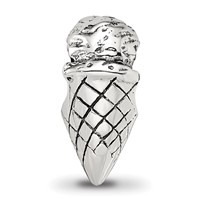 Sterling Silver Reflections Ice Cream Cone Bead view 3