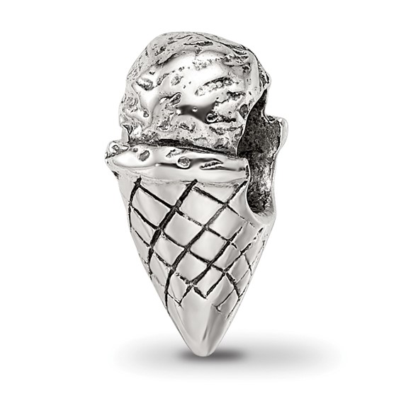 Sterling Silver Reflections Ice Cream Cone Bead