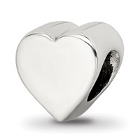 Sterling Silver Reflections Heart Shape Bead view 1