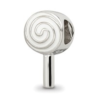 Sterling Silver Reflections Enameled Lollipop Bead view 5