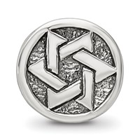 Sterling Silver Reflections Star of David Bead view 3