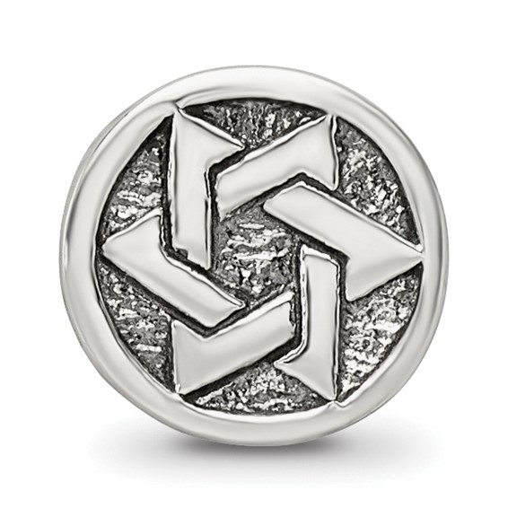 Sterling Silver Reflections Star of David Bead