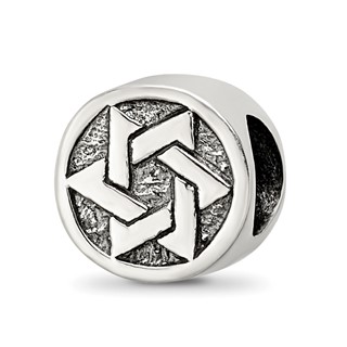 Sterling Silver Reflections Star of David Bead