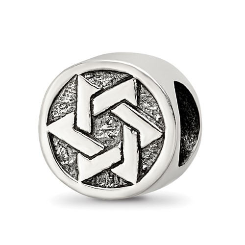 Sterling Silver Reflections Star of David Bead