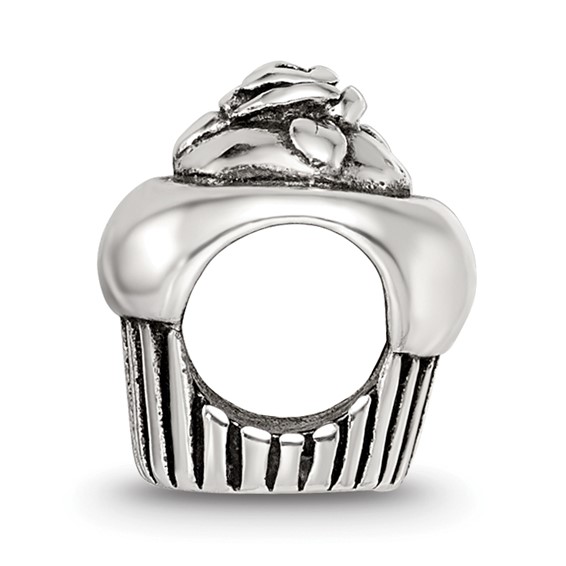 Sterling Silver Reflections Cupcake Bead
