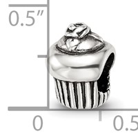 Sterling Silver Reflections Cupcake Bead view 4