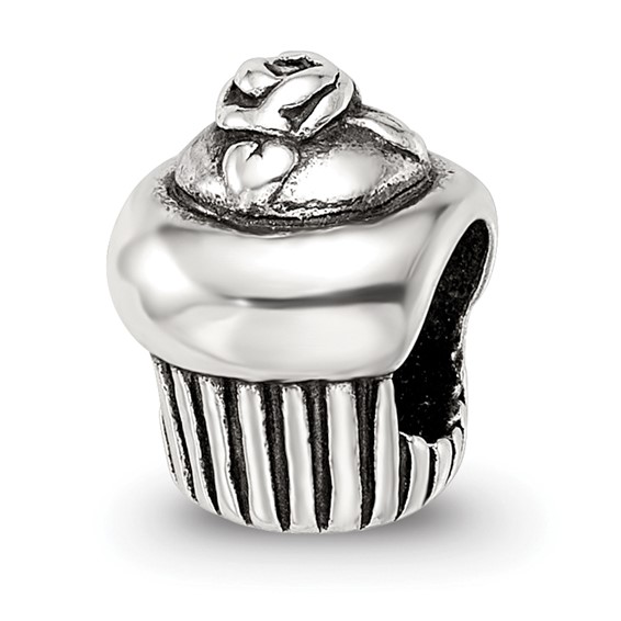 Sterling Silver Reflections Cupcake Bead