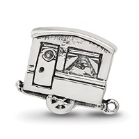 Sterling Silver Reflections Camper Trailer Bead view 3