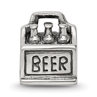 Sterling Silver Reflections 6-pack Beer Bead view 4