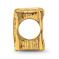 Sterling Silver Gold-plated Reflections Love Story Book Bead view 2
