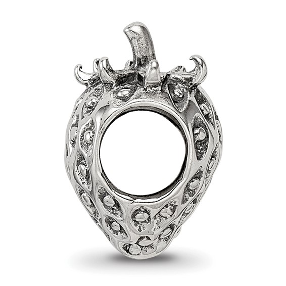Sterling Silver Reflections Strawberry Bead