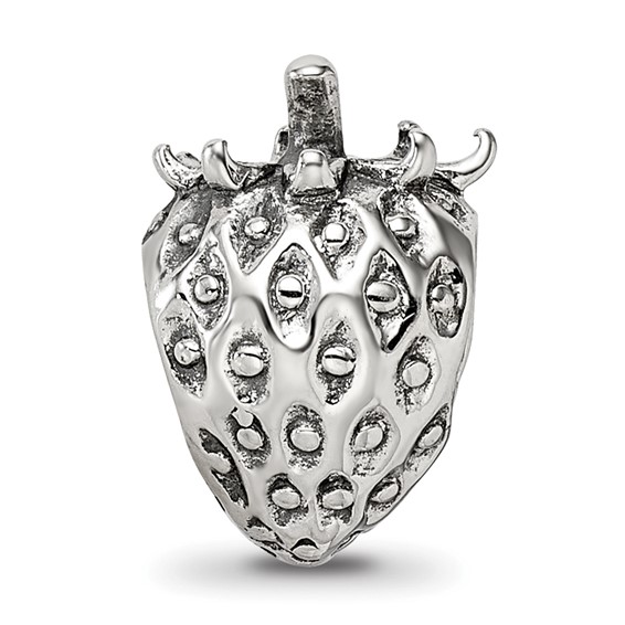 Sterling Silver Reflections Strawberry Bead