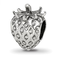 Sterling Silver Reflections Strawberry Bead view 1