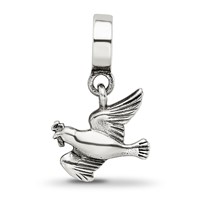 Sterling Silver Reflections Dove Dangle Bead view 4